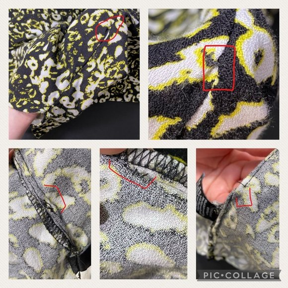 Rock & Republic XXL Animal Cheetah Leopard Print Button Down Roll Tab Sleeves - Picture 10 of 12